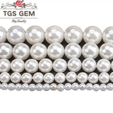 Shell Pearl Round Loose Beads for Jewelry Making