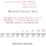 Shell Pearl Round Loose Beads for Jewelry Making