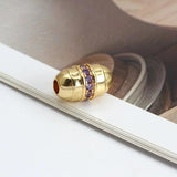 Enamel Copper Beads for Jewelry Making Oval Loose Beads