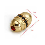 Enamel Copper Beads for Jewelry Making Oval Loose Beads