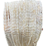 4x8mm Natural Shell Stone Bamboo Shape DIY Loose Beads Strand Jewelry