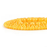 Natural Angelite Stone Yellow Beads 4/6/8/10mm