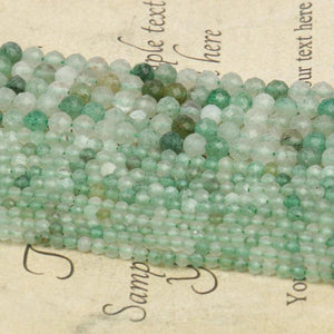 Green Aventurine Small Waist Seed Loose Beads for Jewelry Making DIY