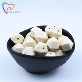 10 PCS Navajo Silicone Beads Hexagon Baby Chew Necklace BPA Nursing