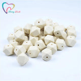 10 PCS Navajo Silicone Beads Hexagon Baby Chew Necklace BPA Nursing