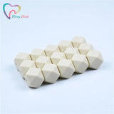 10 PCS Navajo Silicone Beads Hexagon Baby Chew Necklace BPA Nursing
