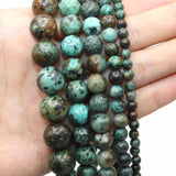 Natural Africa Turquoise Loose Spacer Bead 2-10mm