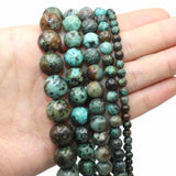 Natural Africa Turquoise Loose Spacer Bead 2-10mm