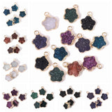 Star Shape Crystal Druzy Pendant for DIY Jewelry
