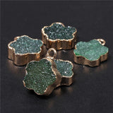 Star Shape Crystal Druzy Pendant for DIY Jewelry