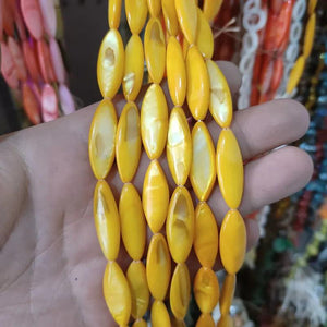 10x30mm Multicolor Shell Stone Loose Beads DIY Jewelry Accessories