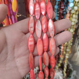 10x30mm Multicolor Shell Stone Loose Beads DIY Jewelry Accessories