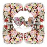 10Pc Silicone Beads Heart Sunflower Leopard Printing Lover Couple Baby Toys