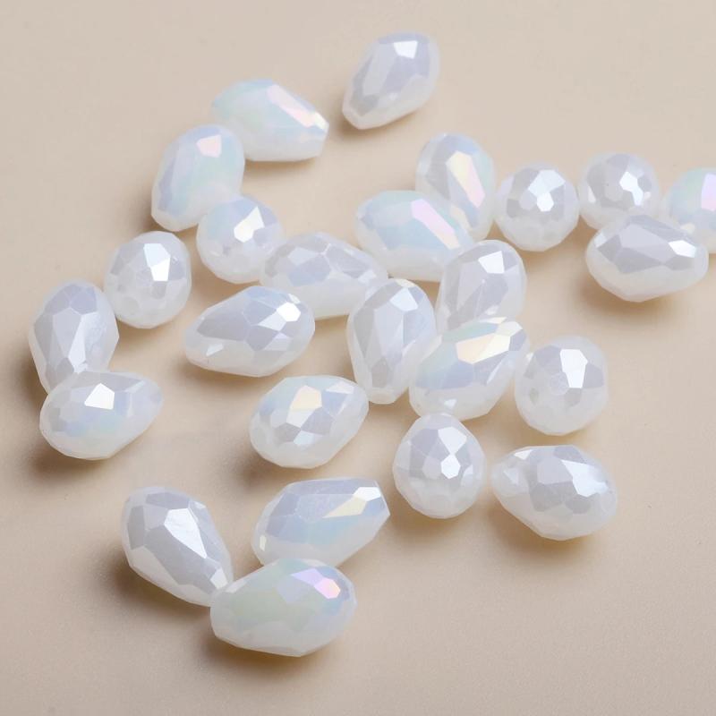 Teardrop Glass Beads 8x12mm 25 pcs