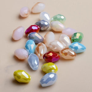 Teardrop Glass Beads 8x12mm 25 pcs
