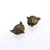 10PCS Fox Beads for Jewelry Making Bracelets DIY European Big Hole Beads