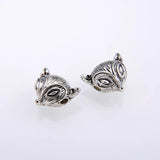 10PCS Fox Beads for Jewelry Making Bracelets DIY European Big Hole Beads