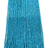 Turquoise Faceted Beads 2-4mm Natural Stone Loose Beads