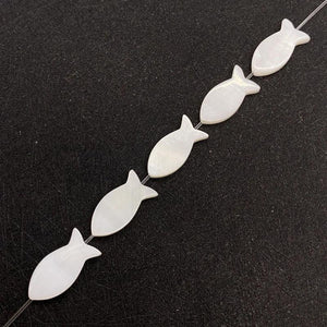 Natural Shell Fish Beads for DIY Jewelry Making