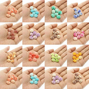 10-15mm Coral Loose Beads 10pcs Flower Beads DIY Jewelry Making Accessories