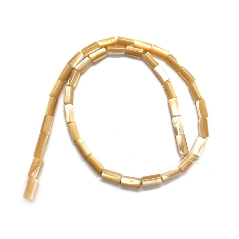 Natural Shell Tube Beads Horseshoe Snail Round Charm DIY Earrings Necklace