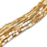 Natural Shell Tube Beads Horseshoe Snail Round Charm DIY Earrings Necklace