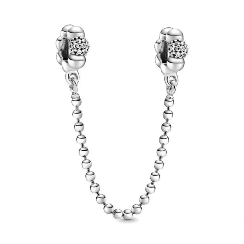 Safety Chain Charm Bead for Bracelet Bangle