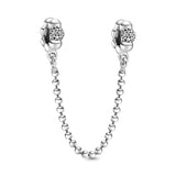 Safety Chain Charm Bead for Bracelet Bangle