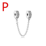 Safety Chain Charm Bead for Bracelet Bangle