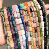 Natural Apatite Lapis Lazuli Tiger Eye Jades Beads 7.5''