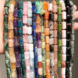 Natural Apatite Lapis Lazuli Tiger Eye Jades Beads 7.5''