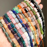 Natural Apatite Lapis Lazuli Tiger Eye Jades Beads 7.5''