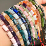 Natural Apatite Lapis Lazuli Tiger Eye Jades Beads 7.5''