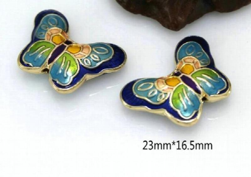 5pcs Tibetan silver butterfly spacer Beads for DIY Jewelry Making bracelet