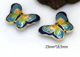 5pcs Tibetan silver butterfly spacer Beads for DIY Jewelry Making bracelet