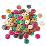 100pcs 15mm Coconut Heishi Disc Beads for Jewelry Making DIY Bracelets