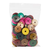 100pcs 15mm Coconut Heishi Disc Beads for Jewelry Making DIY Bracelets