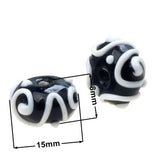 Mixed Style Lampwork Glass Beads Crafts Charm Bracelets DIY Jewelry Making