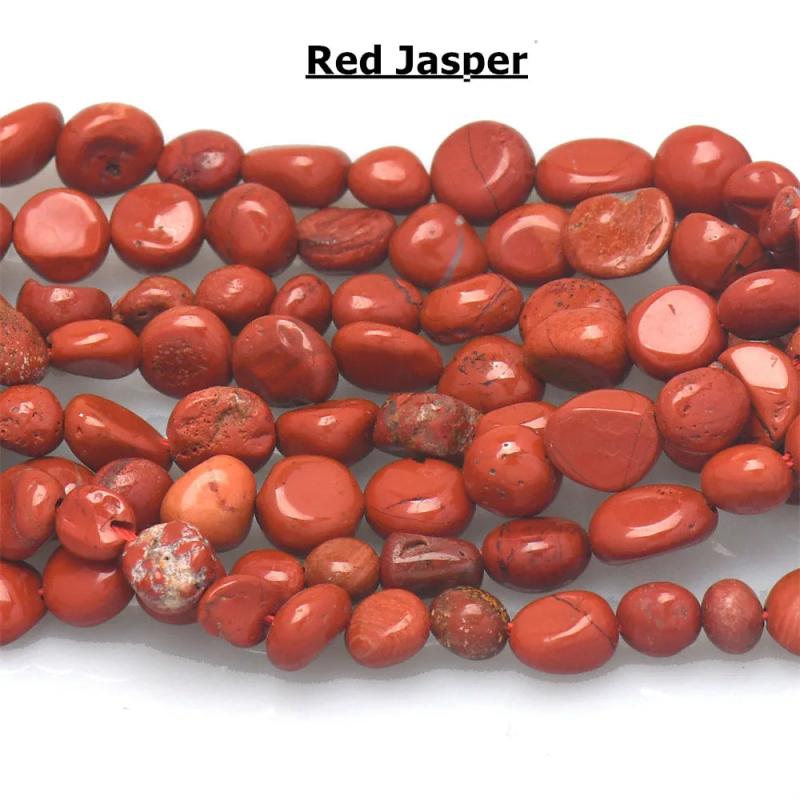 6-8mm Natural Rose Quartz Gemstone Beads Nuggets for DIY Jewelry Making