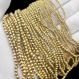 Hematite Faceted Round Natural Stone Beads for Jewelry Making