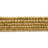 Hematite Faceted Round Natural Stone Beads for Jewelry Making
