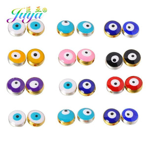 15Pcs/Lot Greek Evil Eye Beads For DIY Jewelry Making