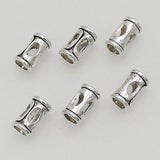 50pcs Short Tube Spacer Metal Beads DIY Jewelry Making Accessories