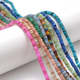 Natural Shell Beads 3/4mm Spacer for Jewelry Making