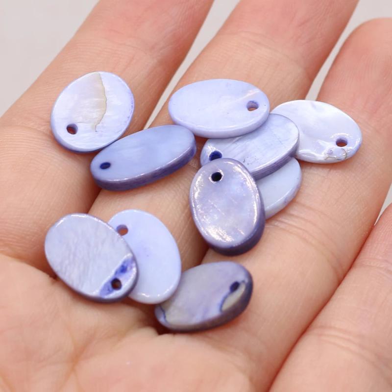 50Pcs Mother Of Pearl Shell Beads Pendant Jewelry Making DIY Necklace Bracelet