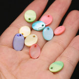 50Pcs Mother Of Pearl Shell Beads Pendant Jewelry Making DIY Necklace Bracelet