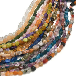 Irregular Gemstone Crystal Loose Beads for Jewelry Making