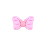 5Pcs Baby Teether Chew Molar Beads Bow Tie Silicone Bead for Pacifier Clip