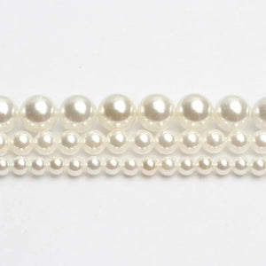 6mm AA+ Natural Shell Pearl Rainbow Round Loose Beads Diy Bracelet 15''