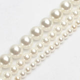 6mm AA+ Natural Shell Pearl Rainbow Round Loose Beads Diy Bracelet 15''